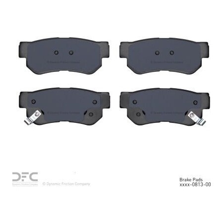 Dynamic Friction Co DFC 3000 Semi-Metallic Brake Pads - Dynamic Friction Company 1311-0813-00 1311-0813-00